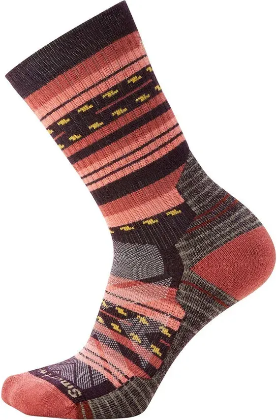 Smartwool Women's Hike Light Cushion Margarita Crew Socks - Purple Eclipse