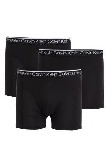 Calvin Klein Calzoncillos tipo bóxer elásticos de algodón para hombre (3 unidades)