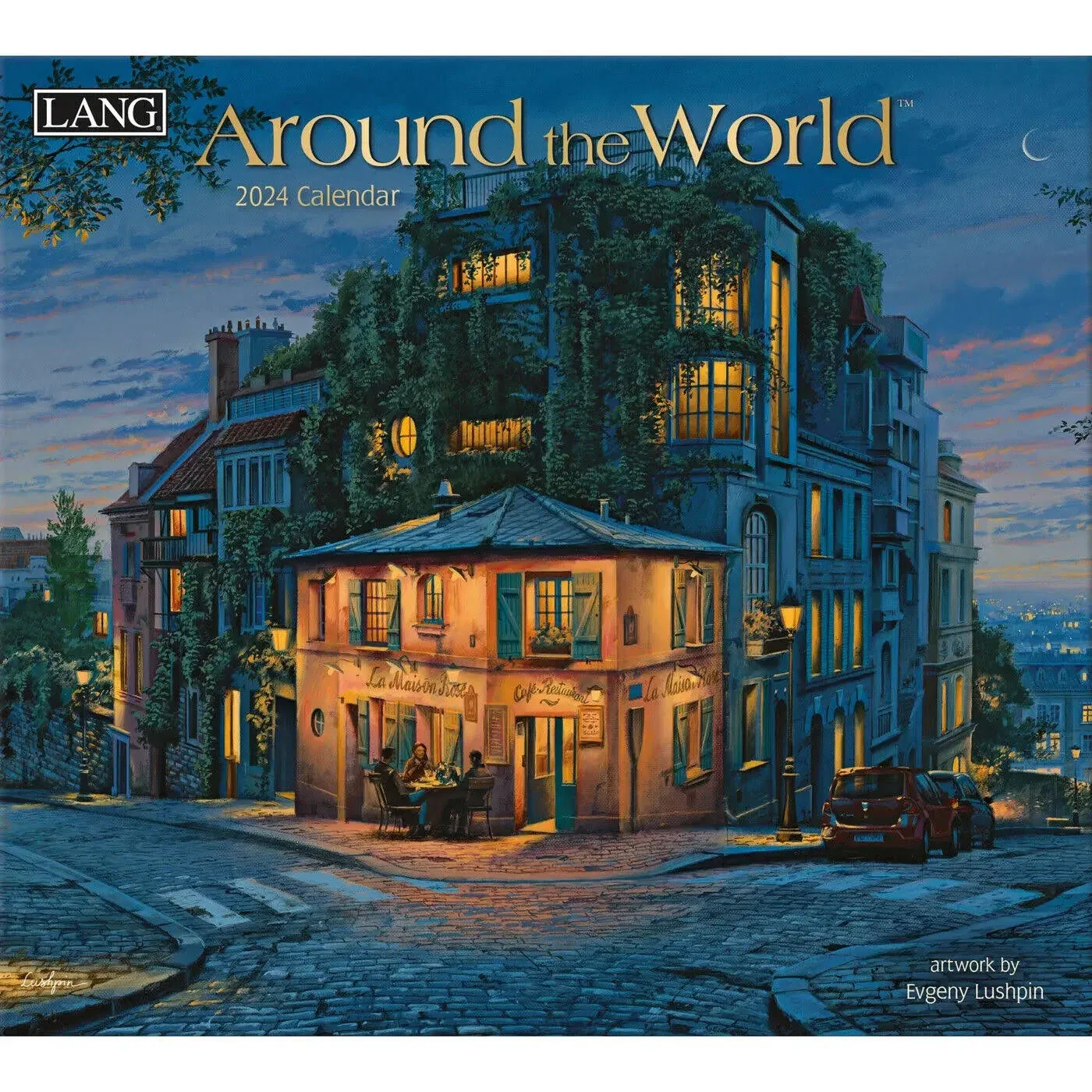 Around the World 2024 Wall Calendar by Evgeny Lushpin