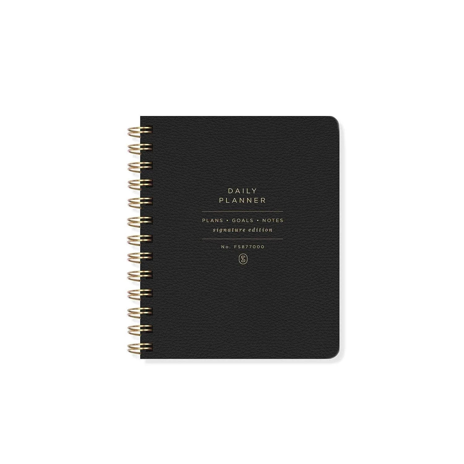 Fringe Studio Non-Dated Daily Planner 160 pages Twin-Ring Spiral Binding Stan...