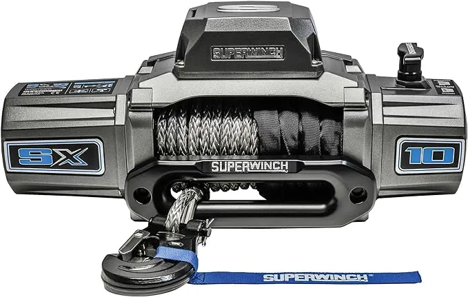 Superwinch SX Winch - 10000 lbs - Synthetic Rope 1710201