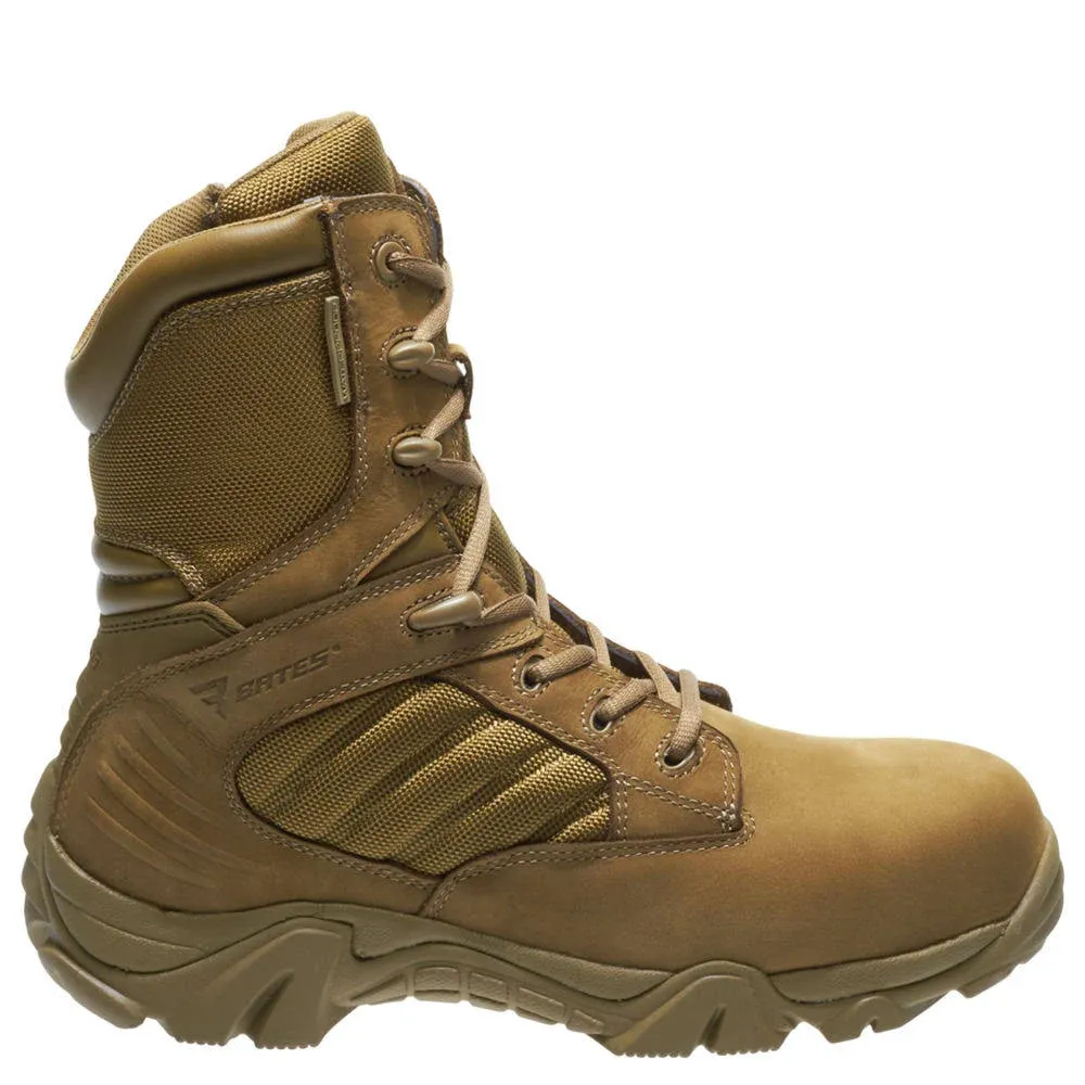 Bates GX-8 Waterproof Composite Toe Side Zip Boots (Coyote)