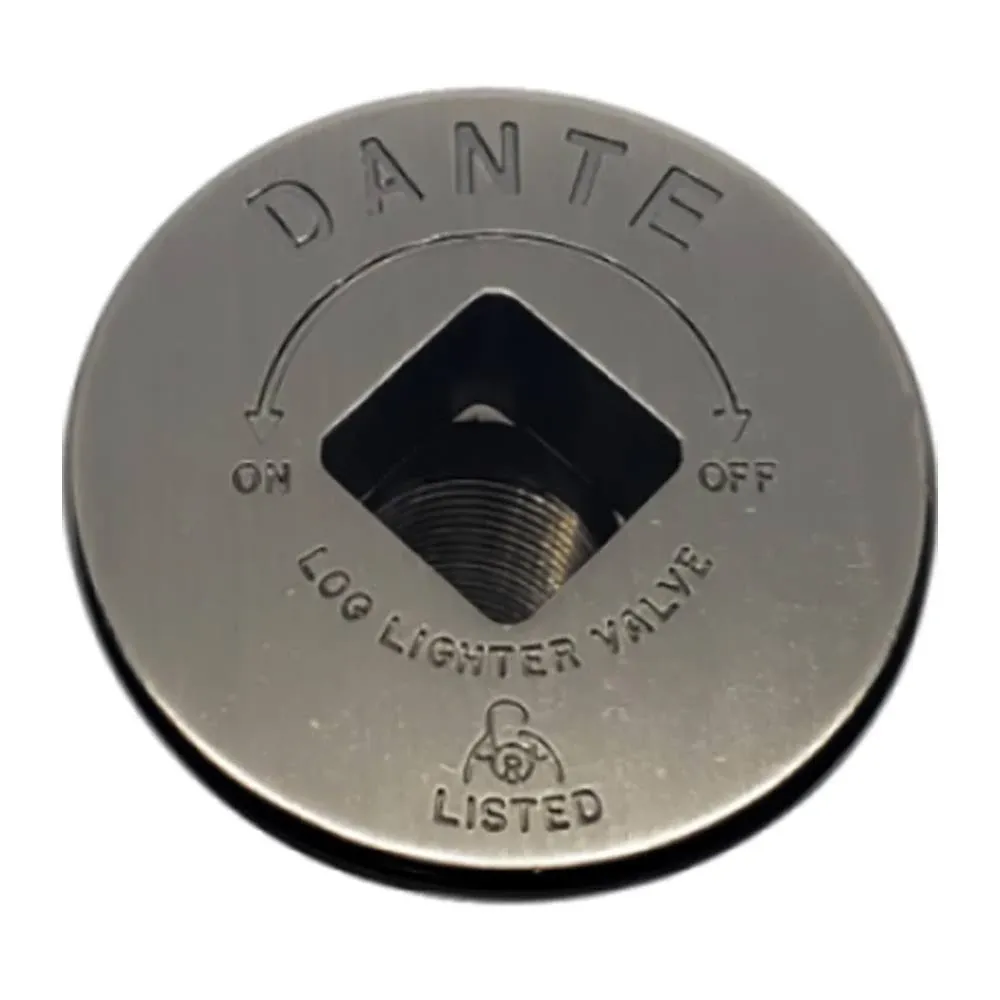 Dante FP-GV-PTR Floor Plate for Globe Valve, Pewter