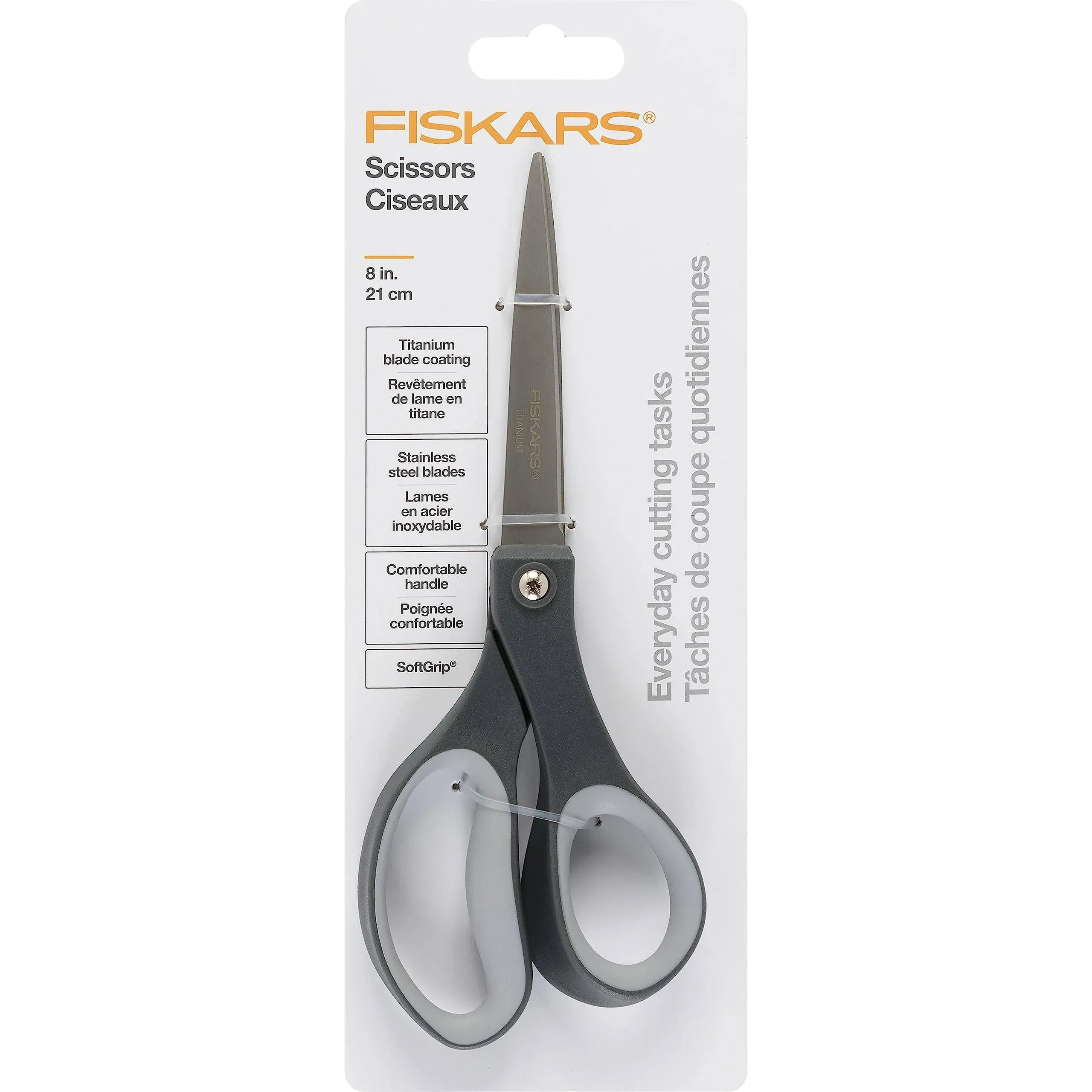 Fiskars Titanium Softgrip Scissors