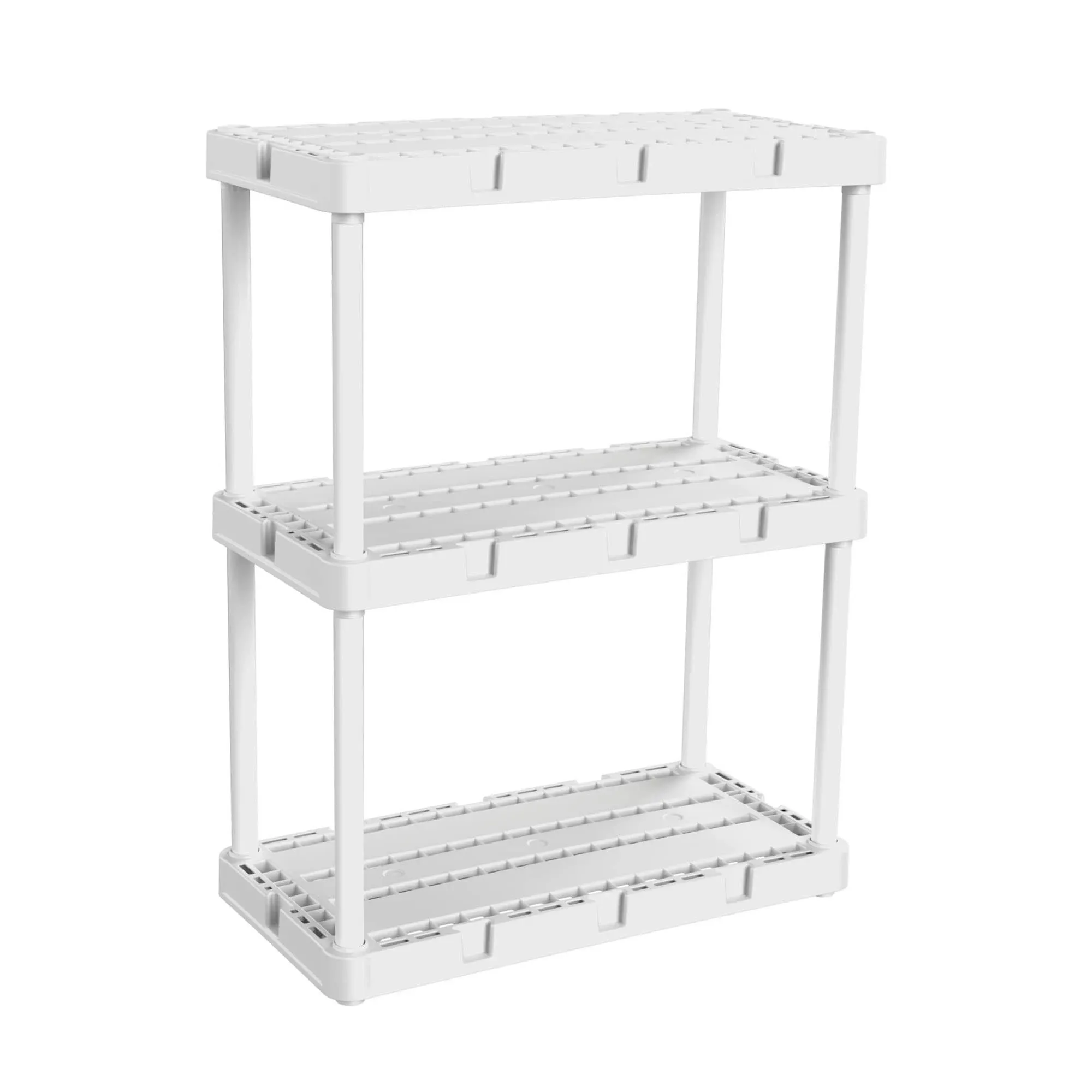 Gracious Living Knect A Shelf 3 Shelf Interlocking Storage Units