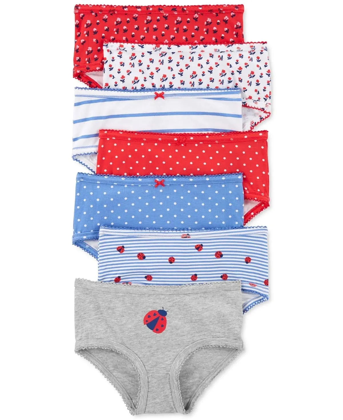 Carter's Girls' Little 7-Pack Underwear