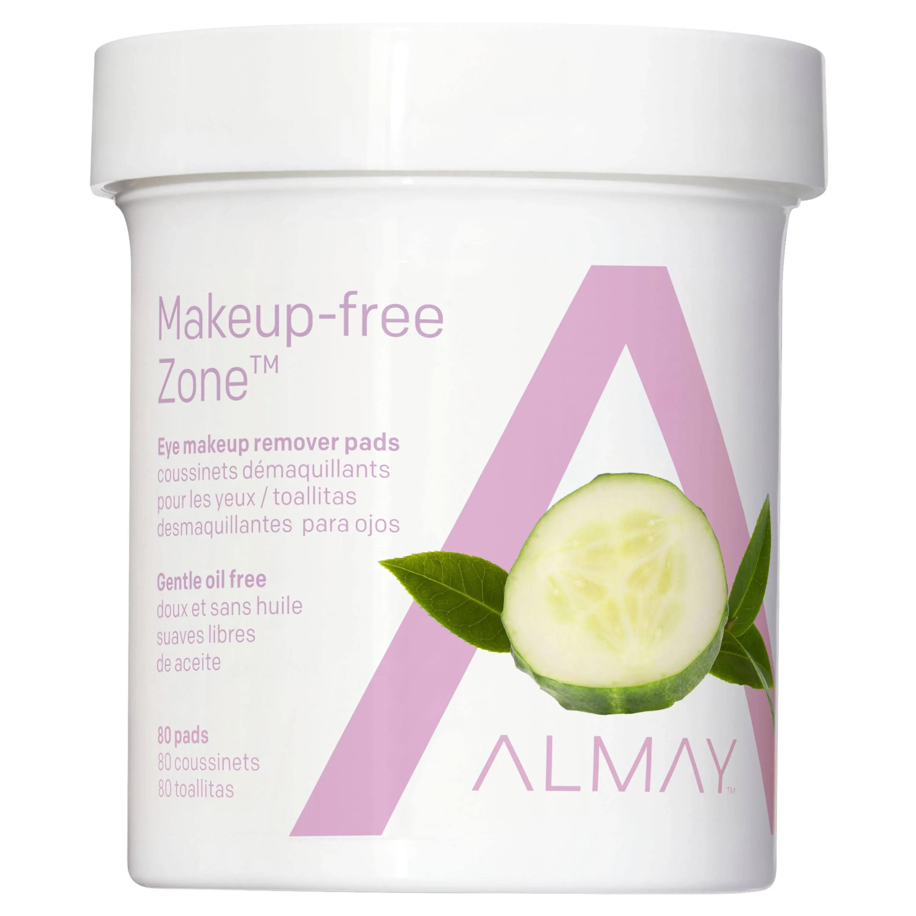 Almay - Oil Free Gentle Eye Makeup Remover Pads - 80 Pads