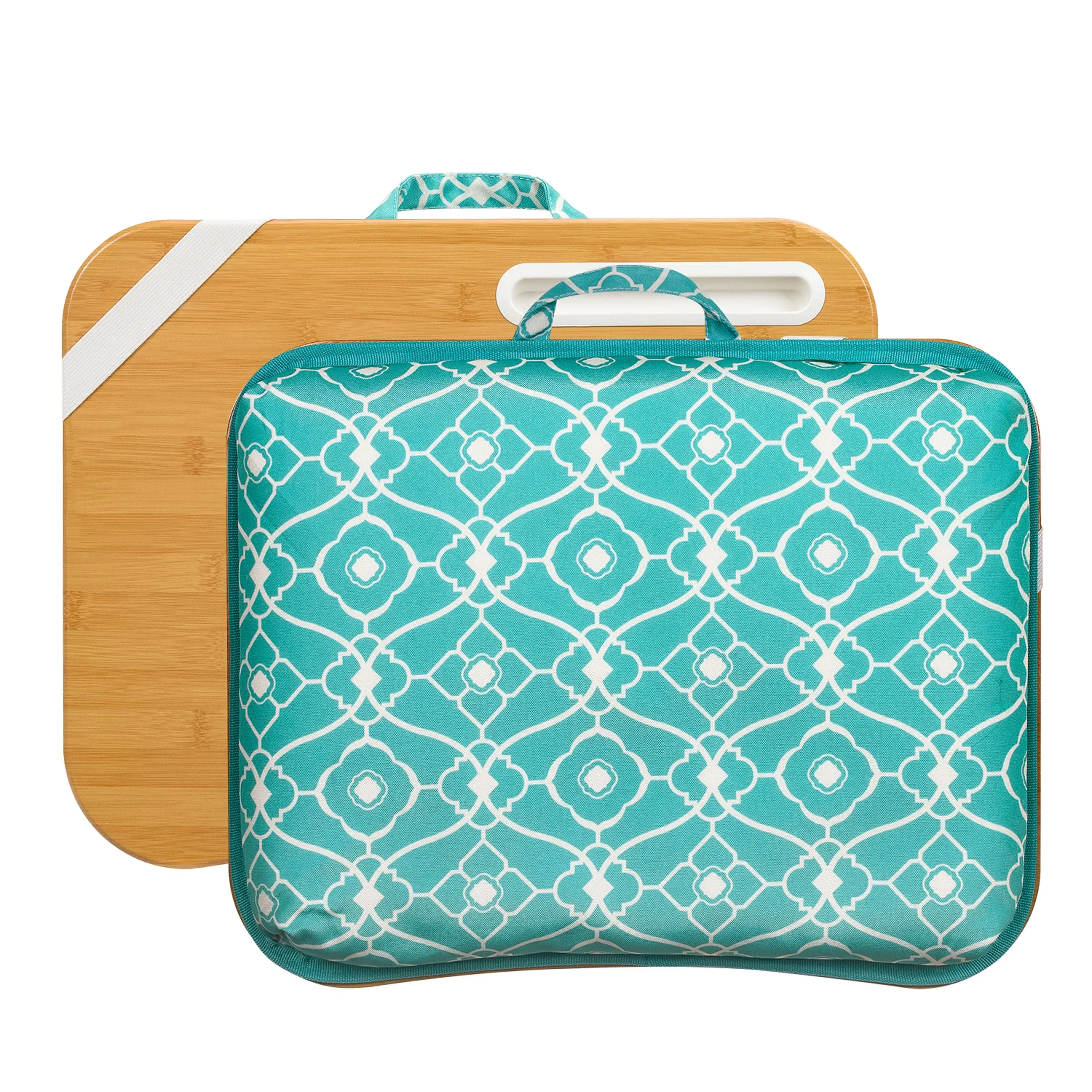 Lapgear Designer Lap Desk, Aqua Trellis