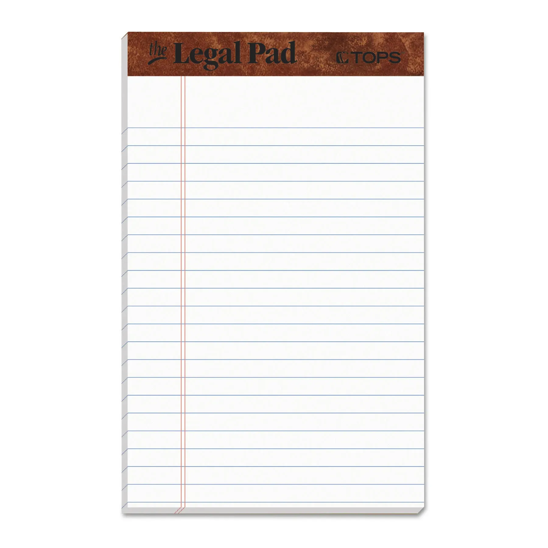 TOPS 5 x 8 Legal Pads, 12 Pack, The Legal Pad Brand, Narrow Ruled, White Paper, 50 Sheets Per Writing Pad, Made in the USA (7500)