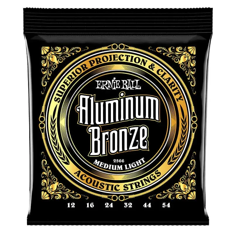 Ernie Ball Aluminum Bronze Acoustic Guitar Strings Light