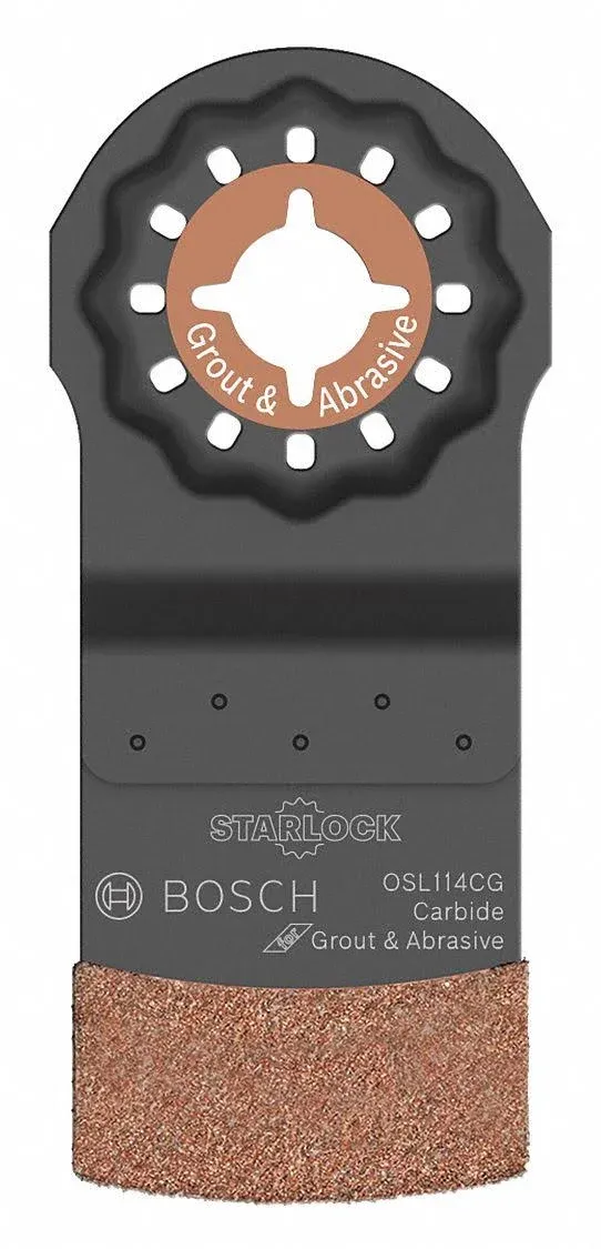 Bosch Starlock 1-1/4" Carbide Grit Plunge Cut Blade OSL114CG