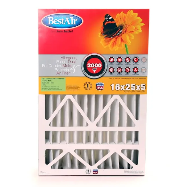 BestAir 16"x25"x5" Air Bear Filter