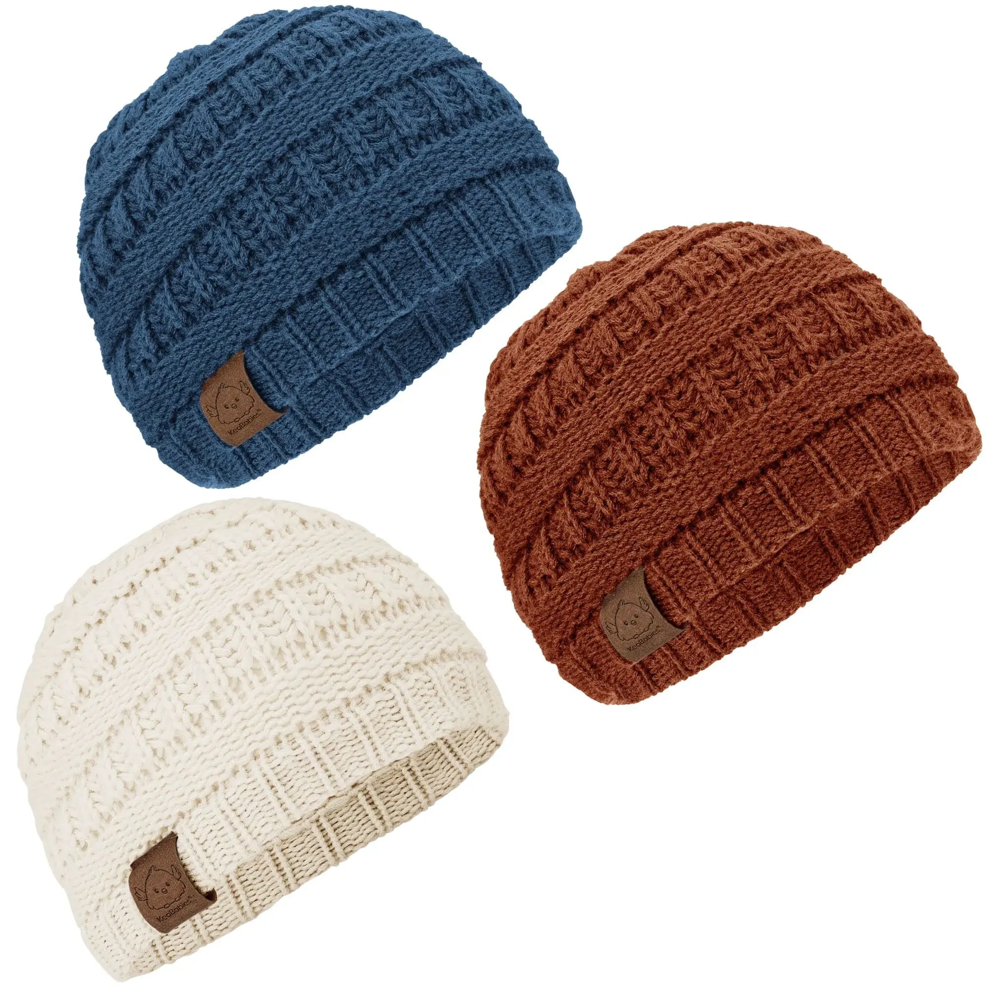 Premium Acrylic WARMZY Baby Beanies For Infants, Toddler Boys & Girls