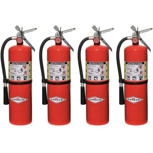 10lb ABC Dry Chemical Class A:B:C Fire Extinguisher