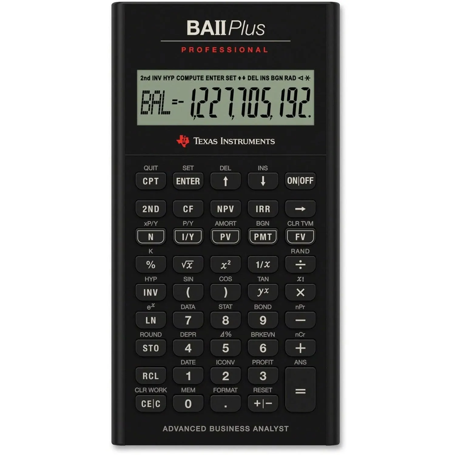 Texas Instruments BA II Plus Professional Financial Calculator