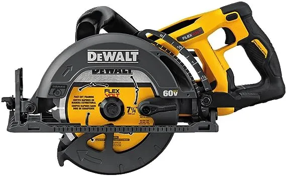 FLEXVOLT 60V MAX Cordless Brushless 7-1/4 in. Wormdrive Style Circular Saw (Tool Only)