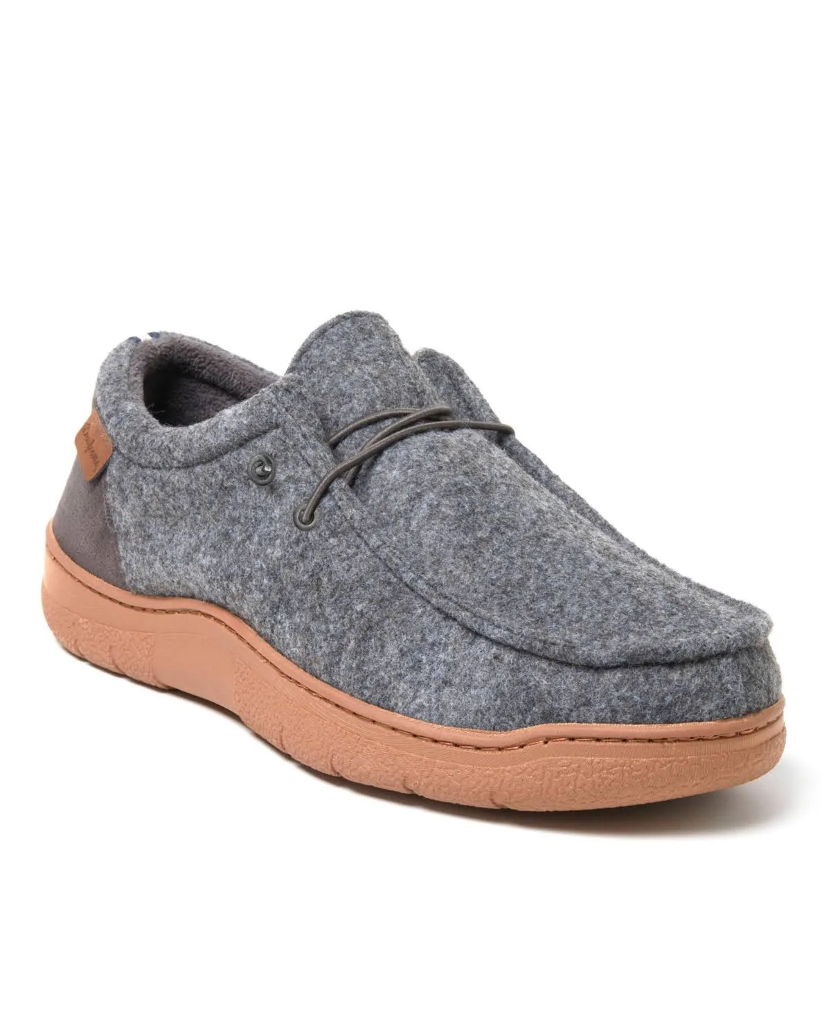 Dearfoams Men&#x27;s Bennett Closed Back Chukka House Shoe Slipper