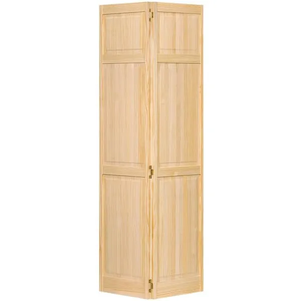 Closet Door, Bi-fold, 6-Panel Style Solid Wood (80X28)