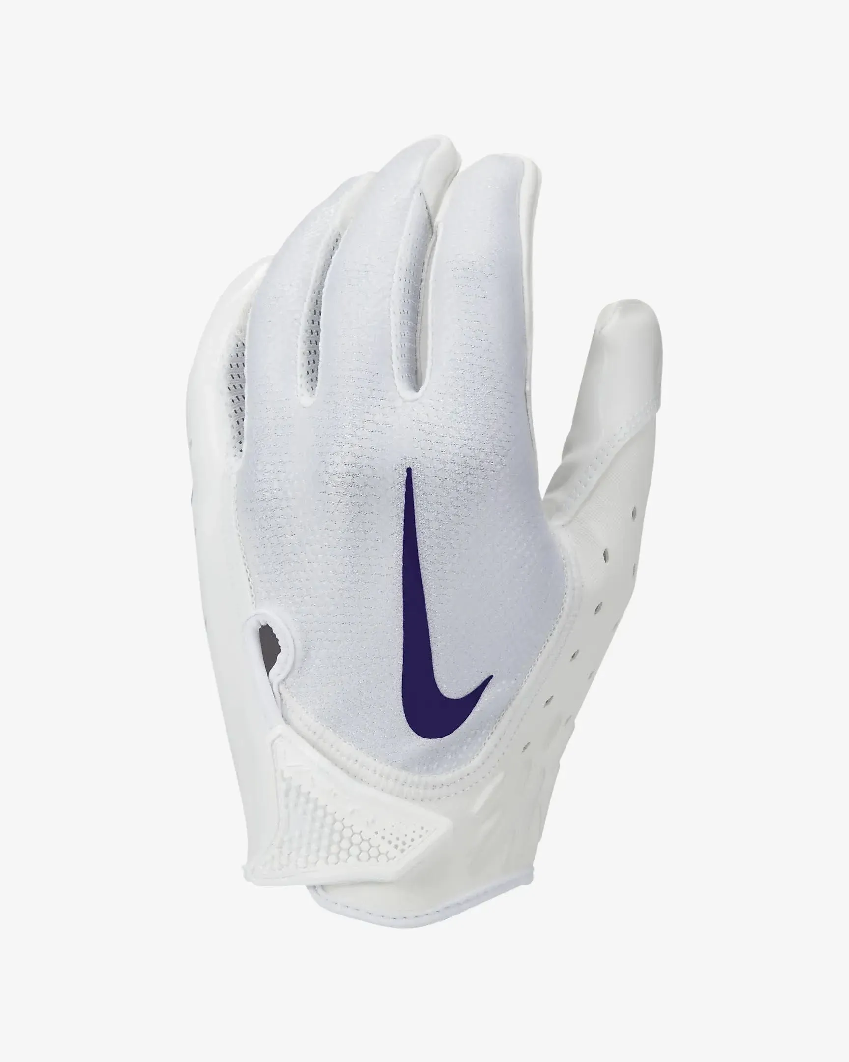 Nike Youth Vapor Jet 7.0 Football Gloves Color White / Blue Size Medium Youth