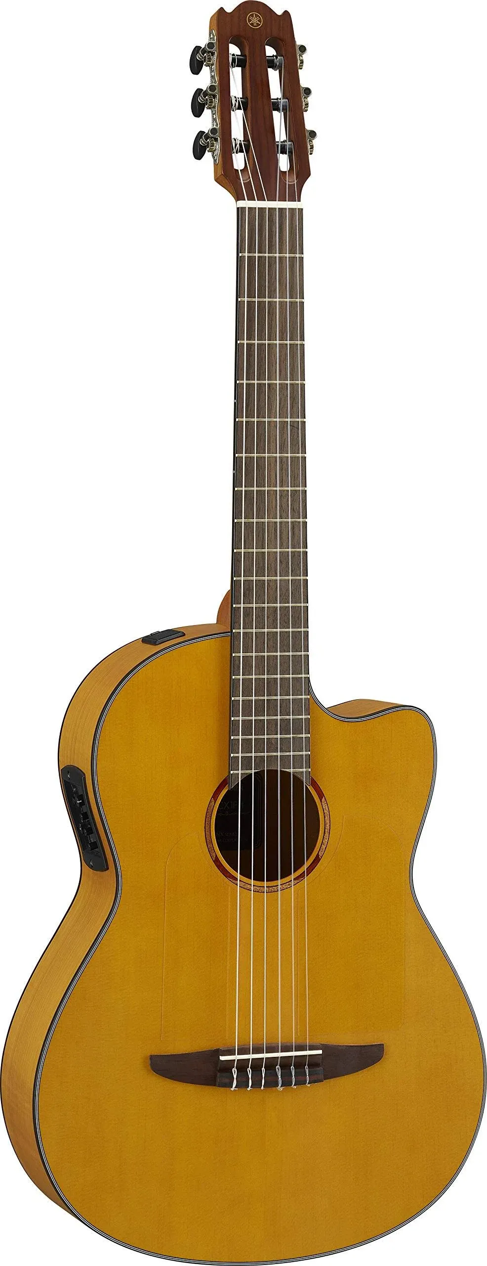 Yamaha NCX1FM NT Acoustic-Electric Nylon-String Classical Guitar With Flame Maple Back and Sides, Natural