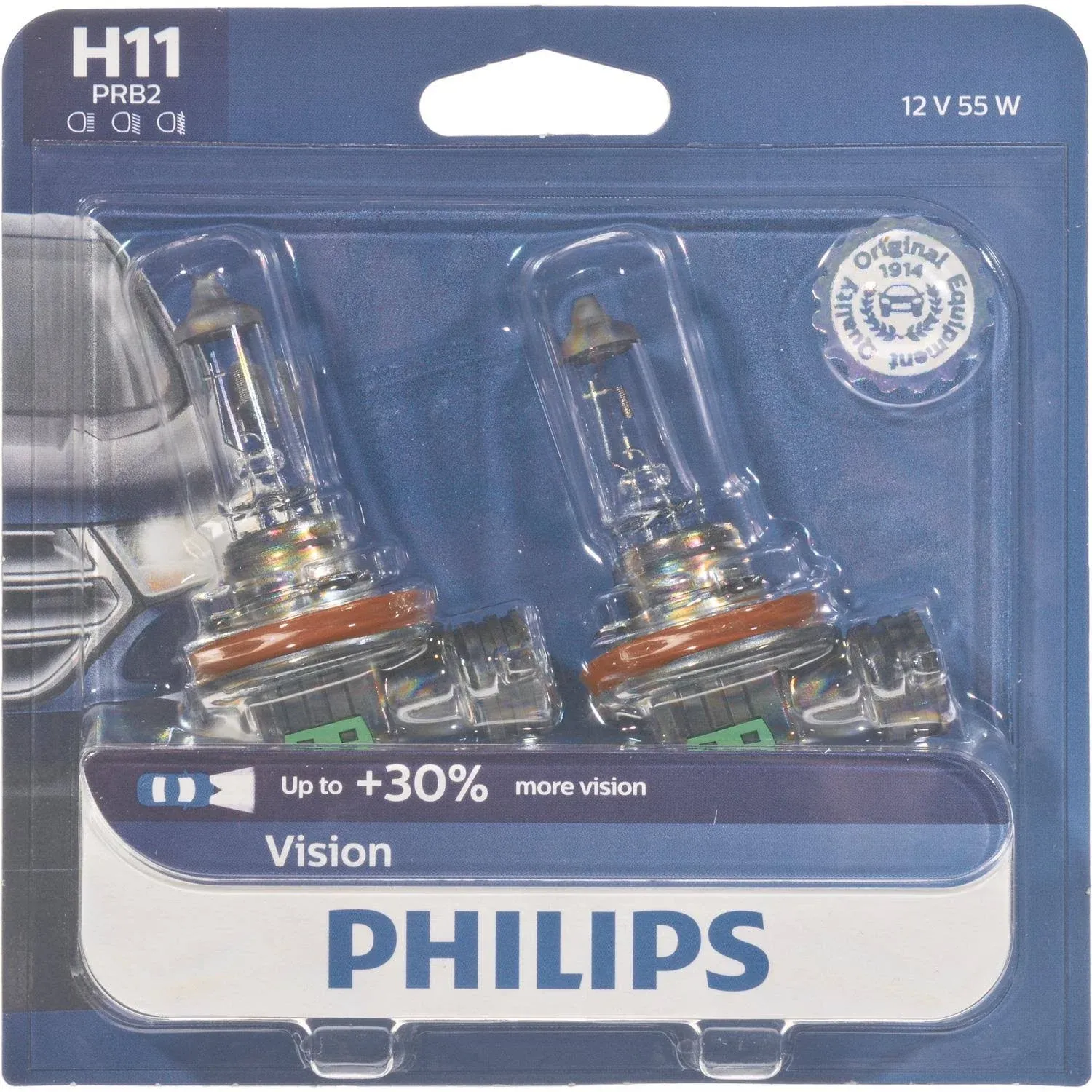 Philips Vision H11PRB2 Headlight Bulb