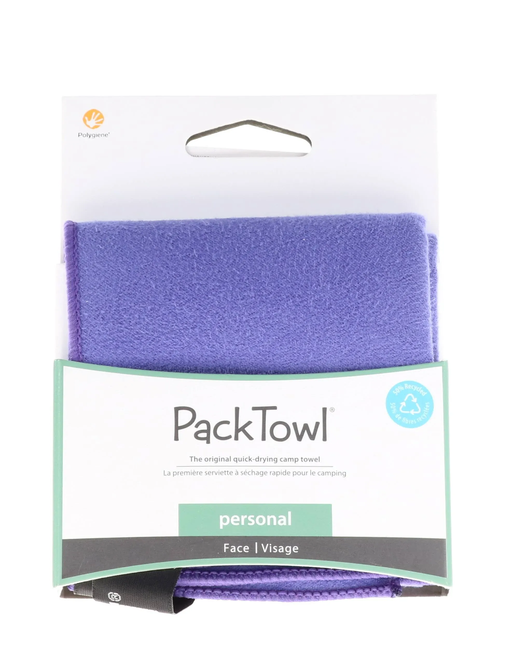 PackTowl Personal Face Towel | Violet