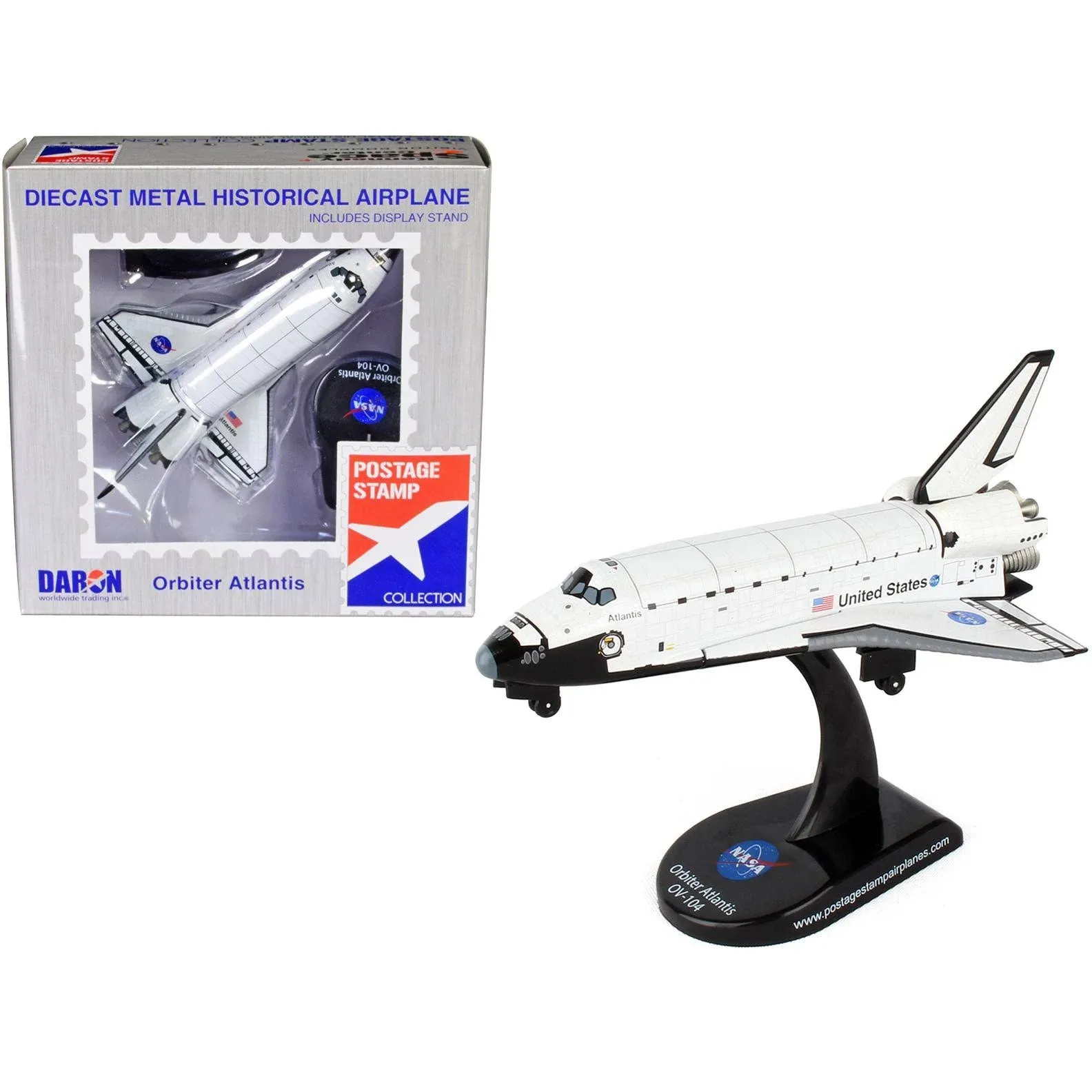 Postage Stamp Space Shuttle Atlantis 1/300