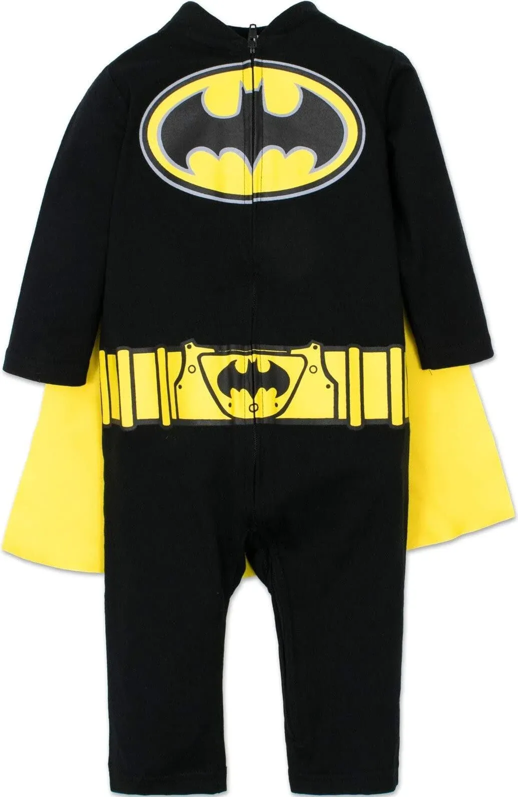 DC Comics Justice League Batman Toddler Boys Cosplay Coverall and Cape 3T