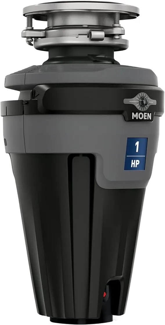 Chef Series 1-HP Continuous Feed Garbage Disposal with Integrated Lighting and Sound Reduction