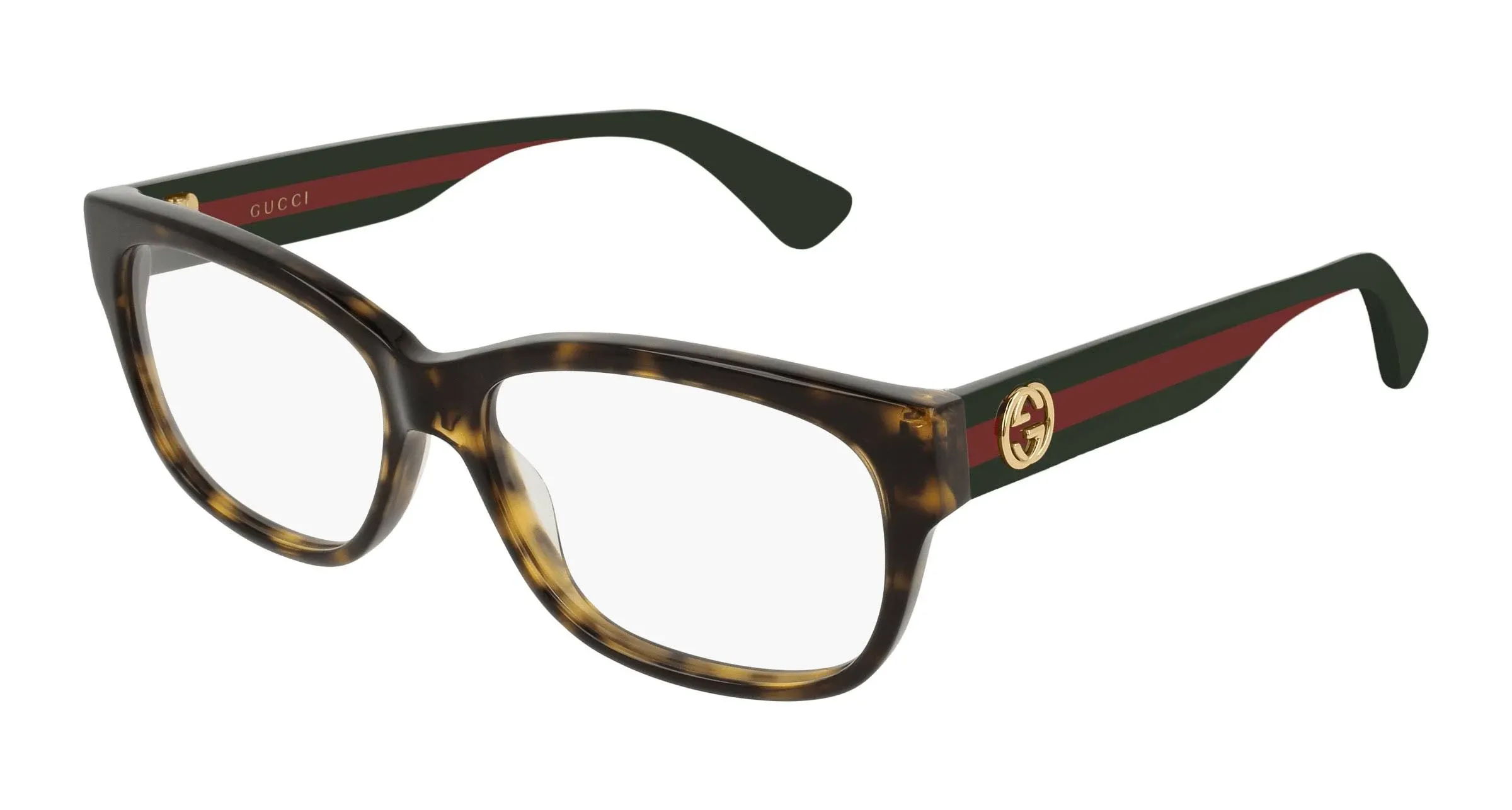 GUCCI GG0278O 012 Havana 55 mm Women&#039;s Eyeglasses, NWT, SHIPS FREE