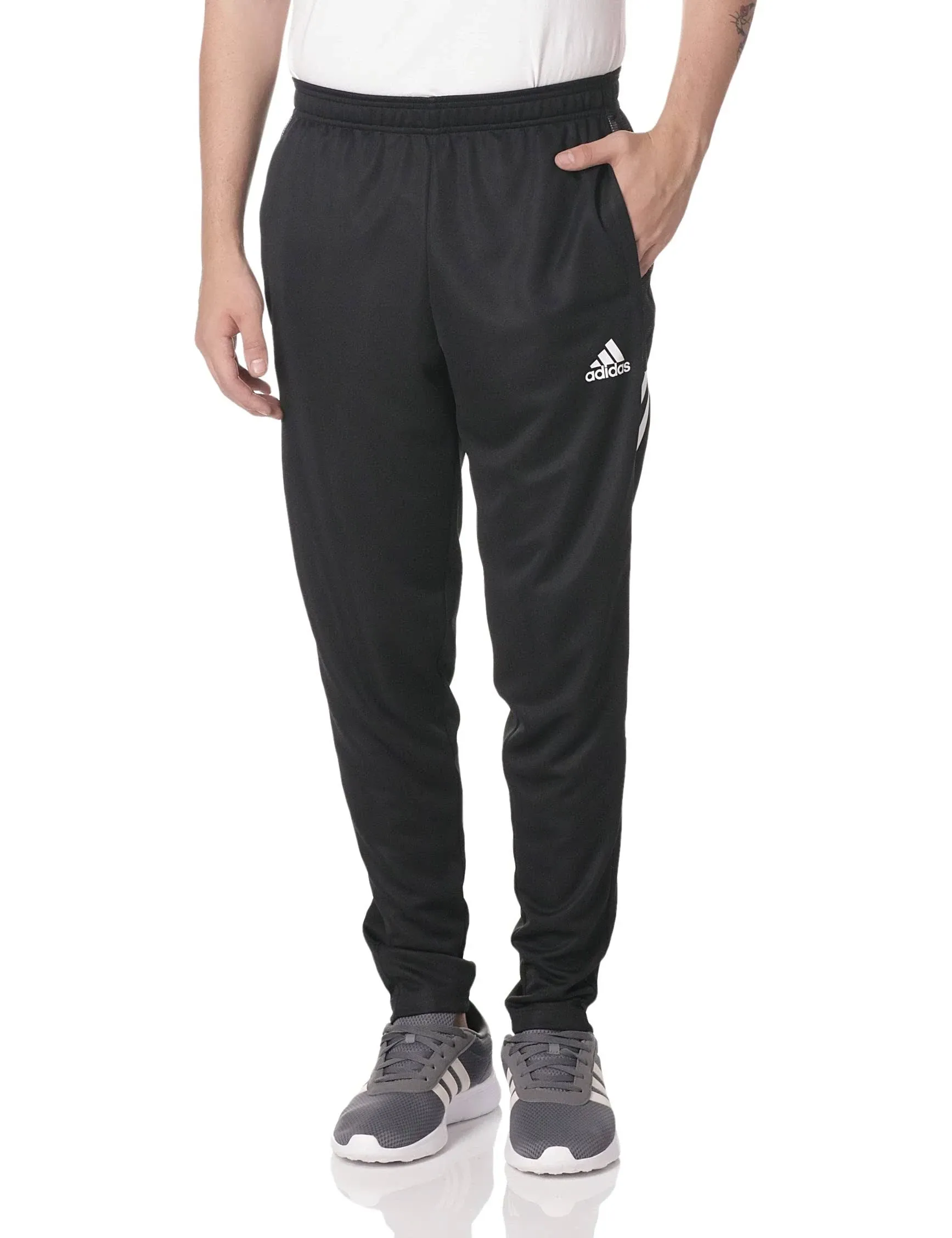 Adidas Men's Tiro 21 Track Pants, Black/White / 3XLT - Tall