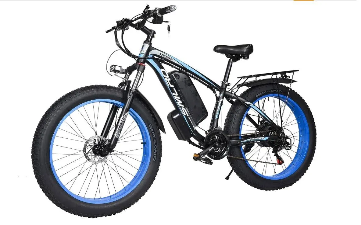 BLUMEMO Electric Bike Adults Ebike 1000W Removable 48V/13Ah Battery E-Bike Fat ...