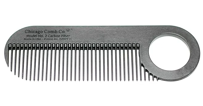 Chicago Comb Model No. 2 Carbon Fiber