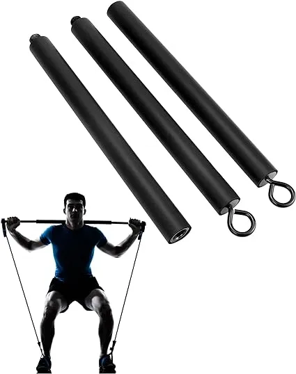 QWORK Resistance Band Bar Pilates Bar