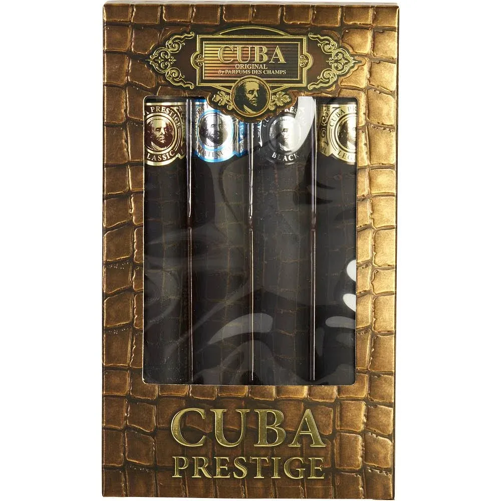 Cuba Prestige by Cuba 4 Piece Gift Set for Men