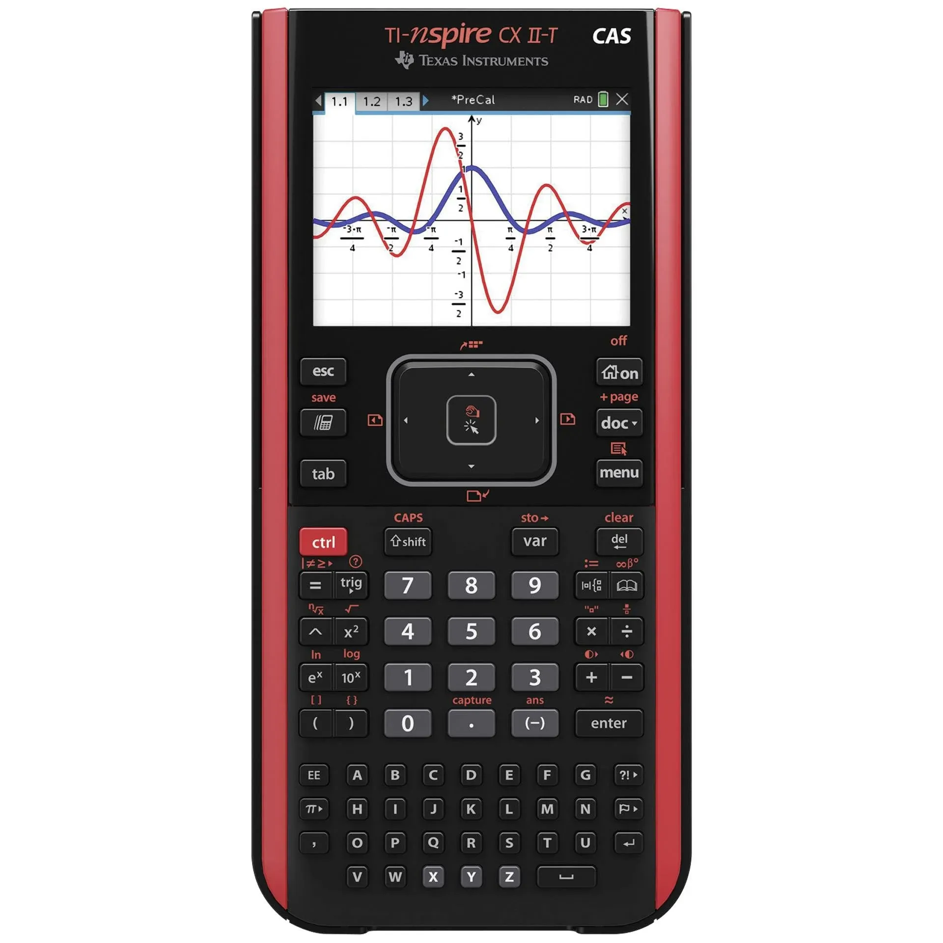 Texas Instruments Ti Nspire CX II T CAS Calculator Black