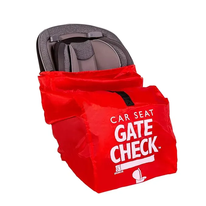 J L Childress Co Inc Car Seat Gate Check Bag, Red