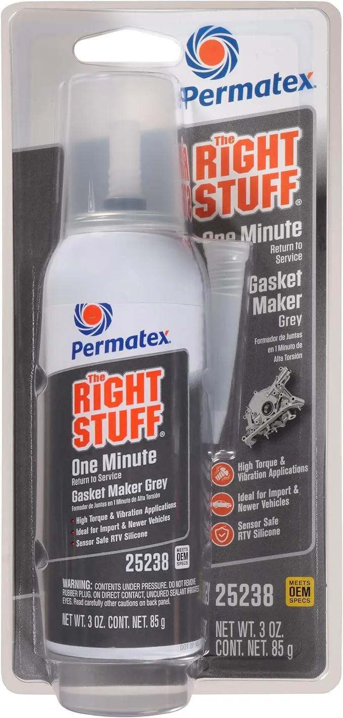 Permatex 25238 The Right Stuff Grey Gasket Maker 3 oz