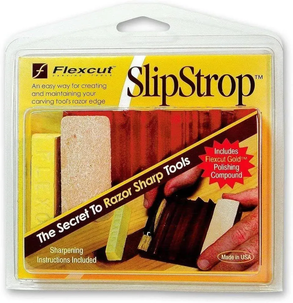 FLEXCUT SLIPSTROP Slip STROP Carving Tool Sharpener with Sharpening Compound