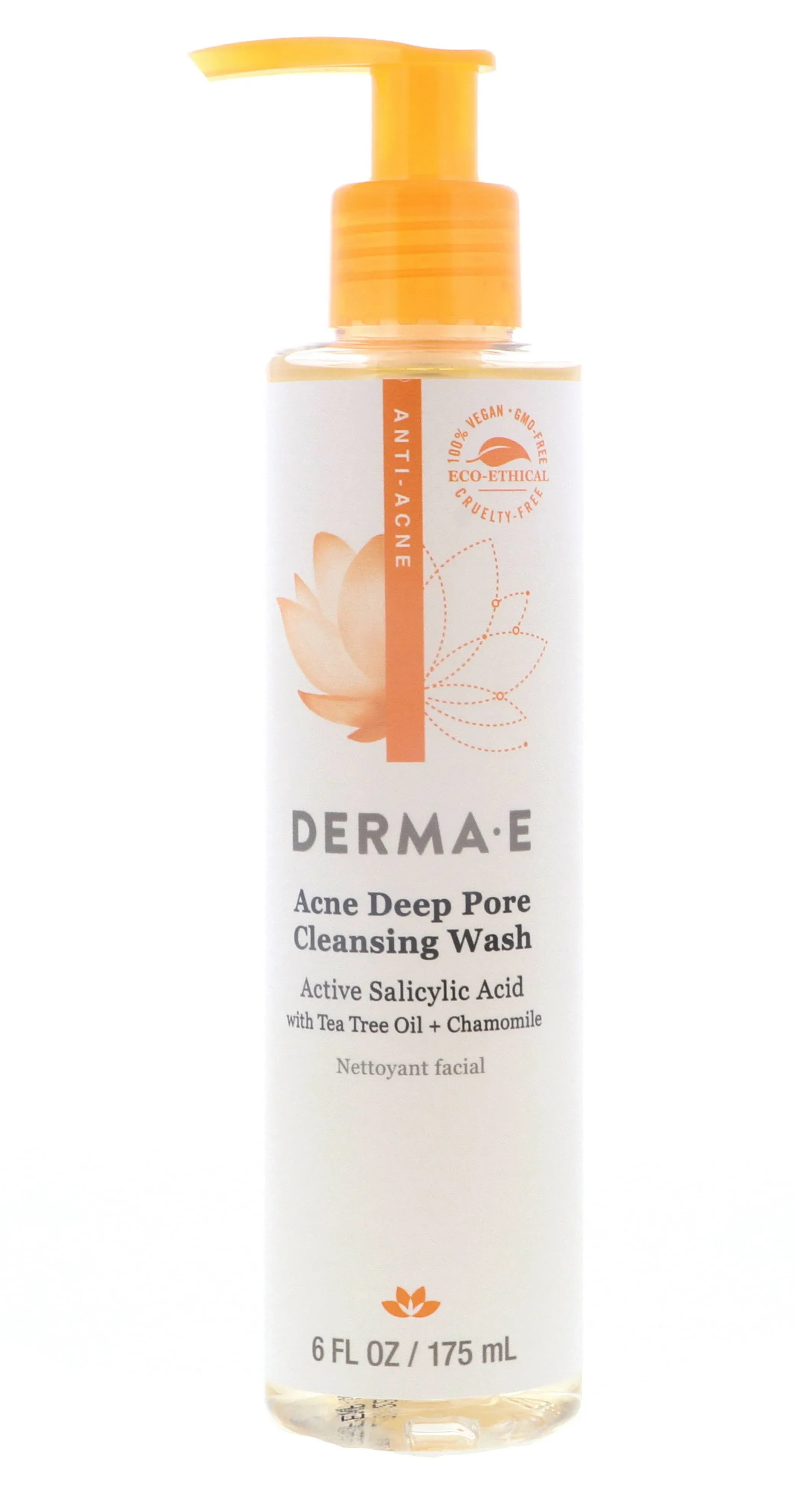 Derma E Cleansing Wash, Acne Deep Pore - 6 fl oz