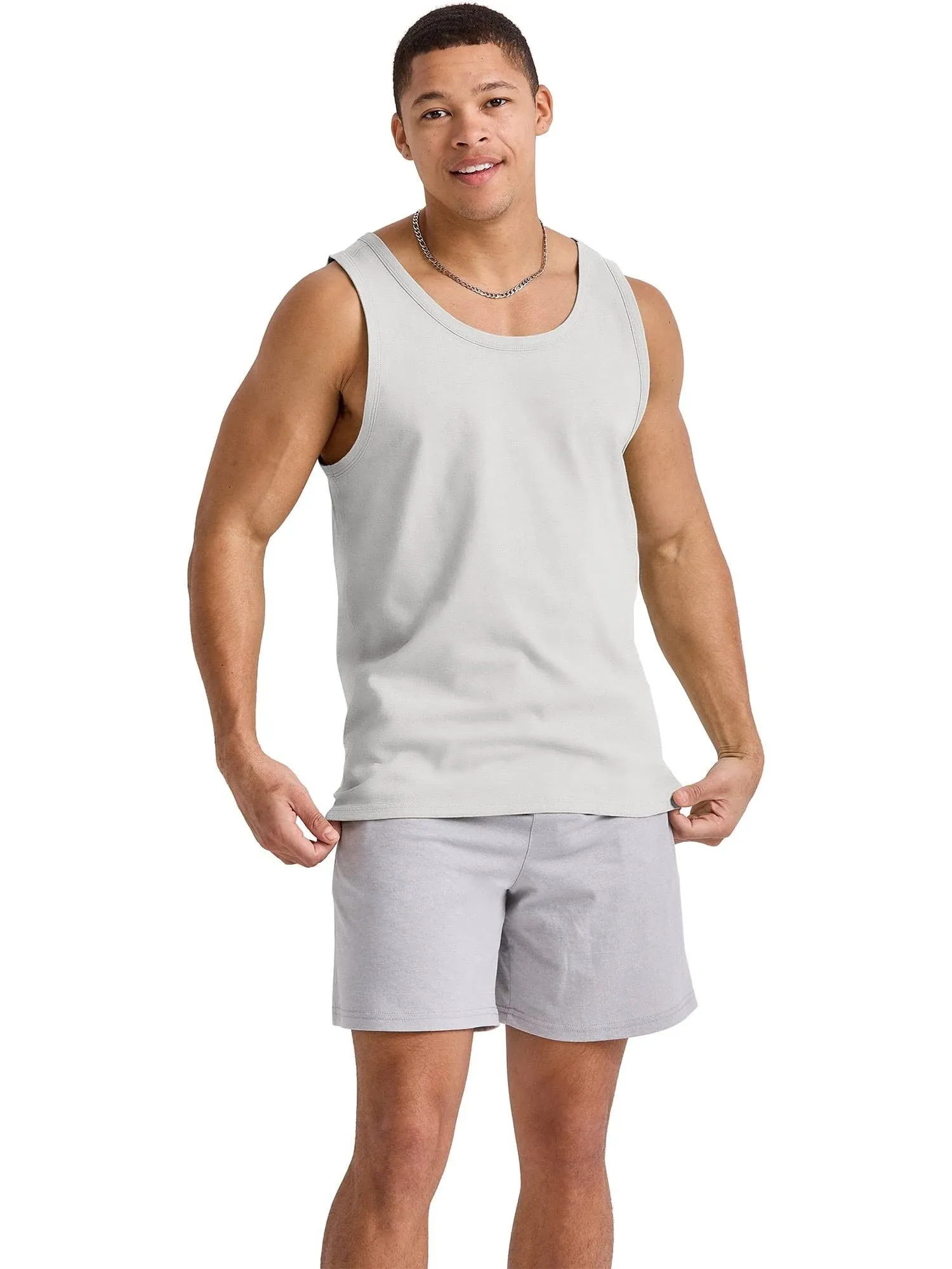 Hanes Men's Tank Top Sleeveless Shirt Tri-Blend Originals Lightweight sz