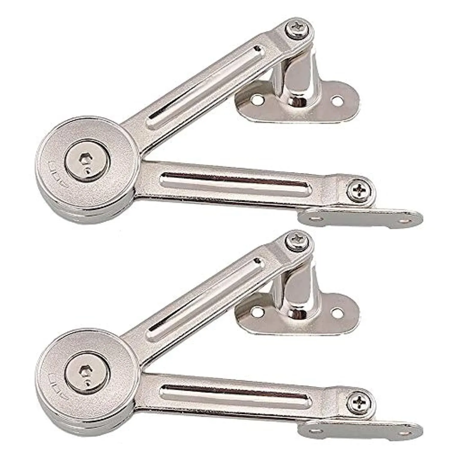 Cabinet Hinges, Lid Support for Toy Box and Chest. Cabinet Folding Arm. 2Pcs