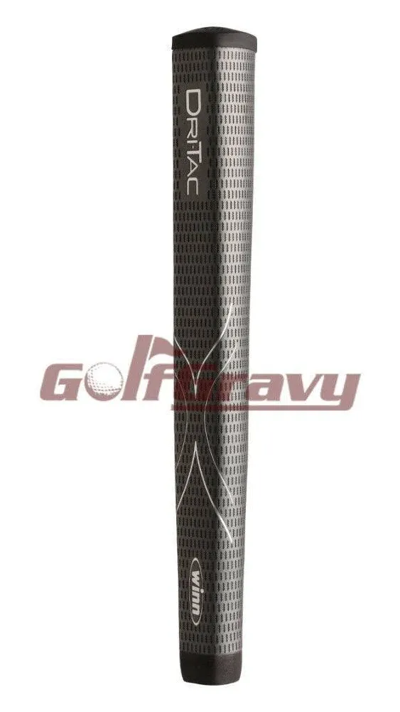 Winn Dri-Tac Jumbo Lite Pistol Putter Grip, Dark Gray