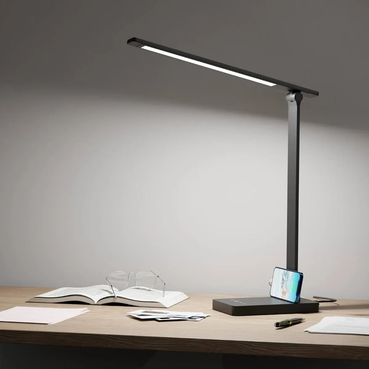 Lepro LED Desk Lamp with USB Charging Port Dimmable Home  Original price $39.99