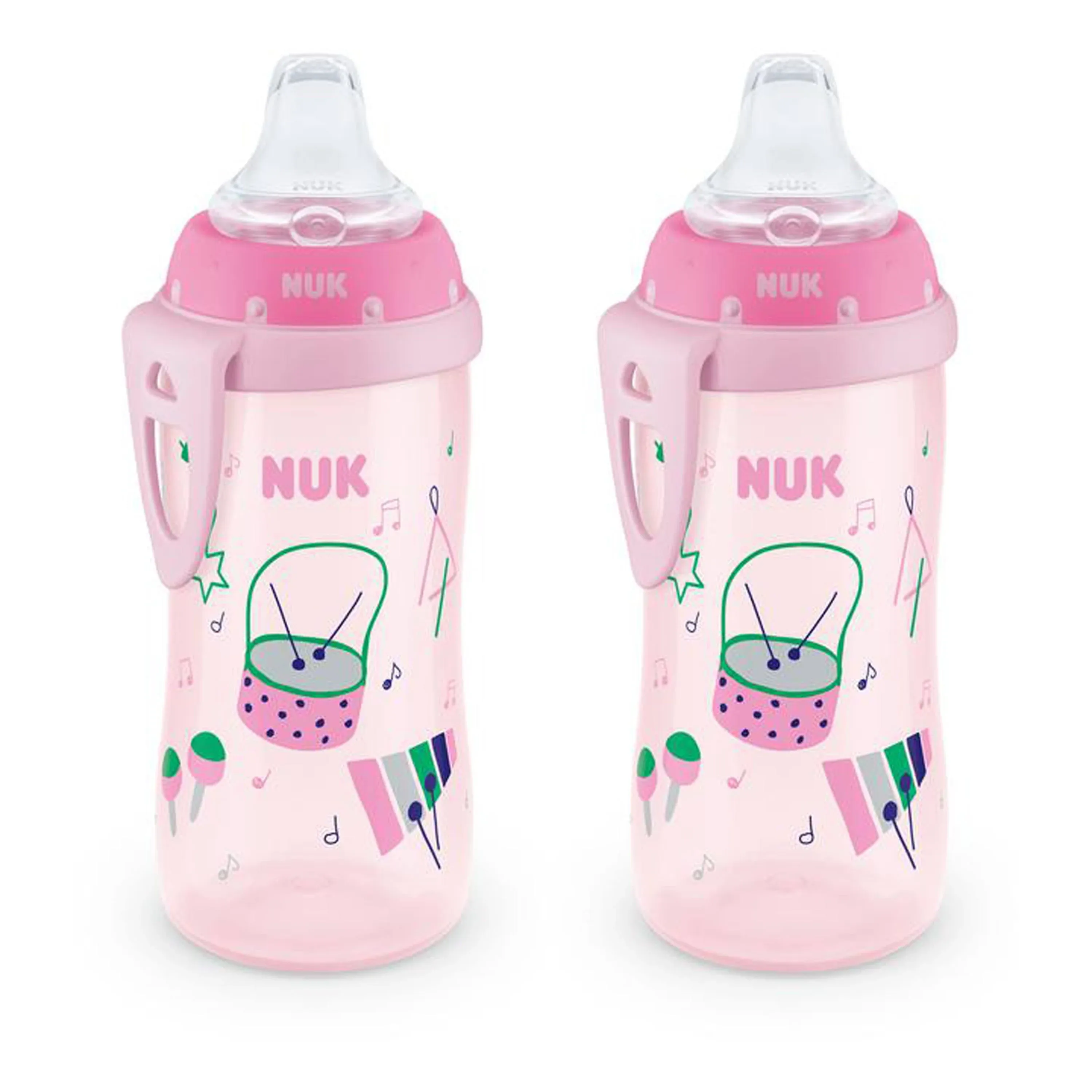 NUK Active Sippy Cup Set 10 oz 12 Months Timeless Collection