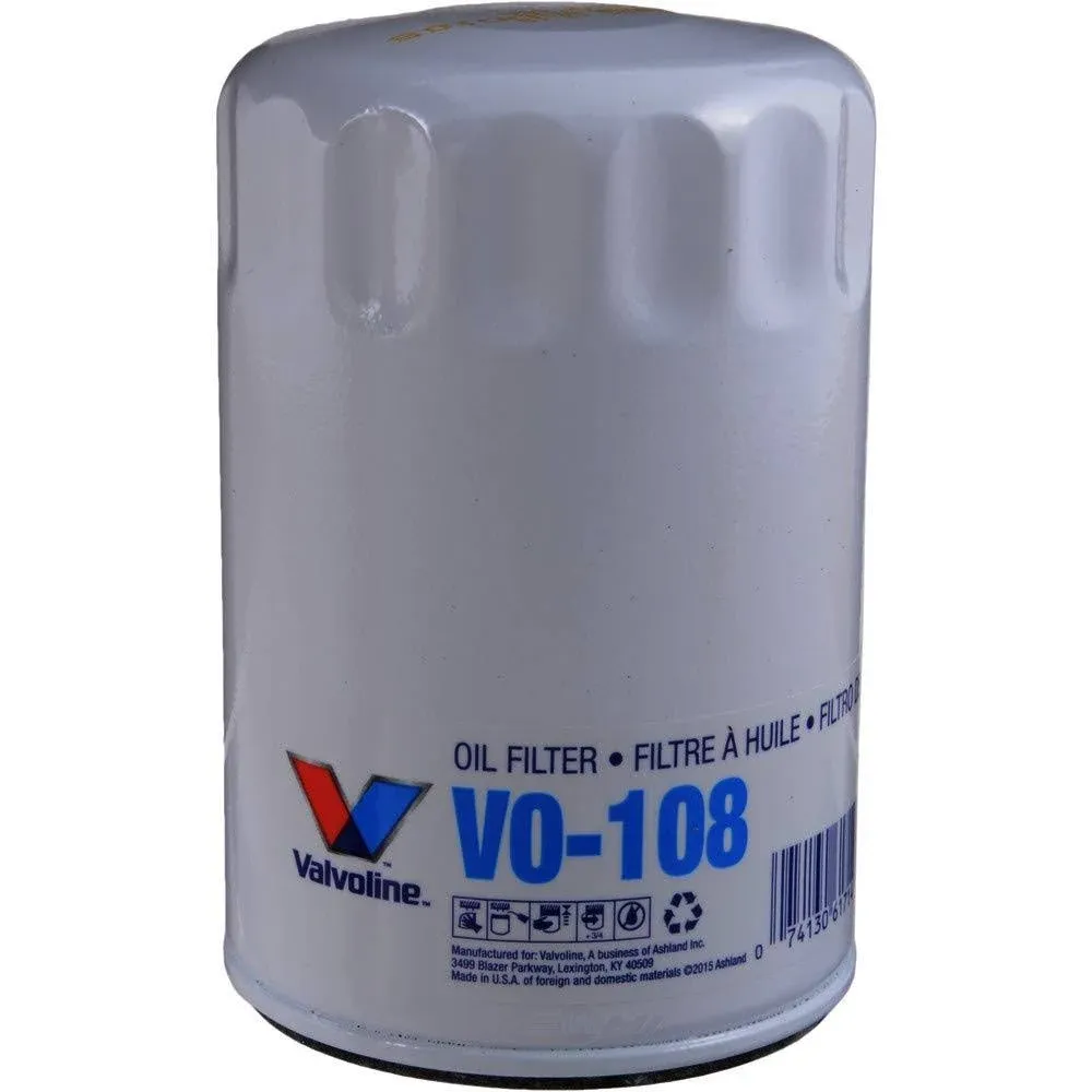 Valvoline Oil Filter VO108 1959-1982 Chevrolet Pontiac Buick Oldsmobile Cadillac