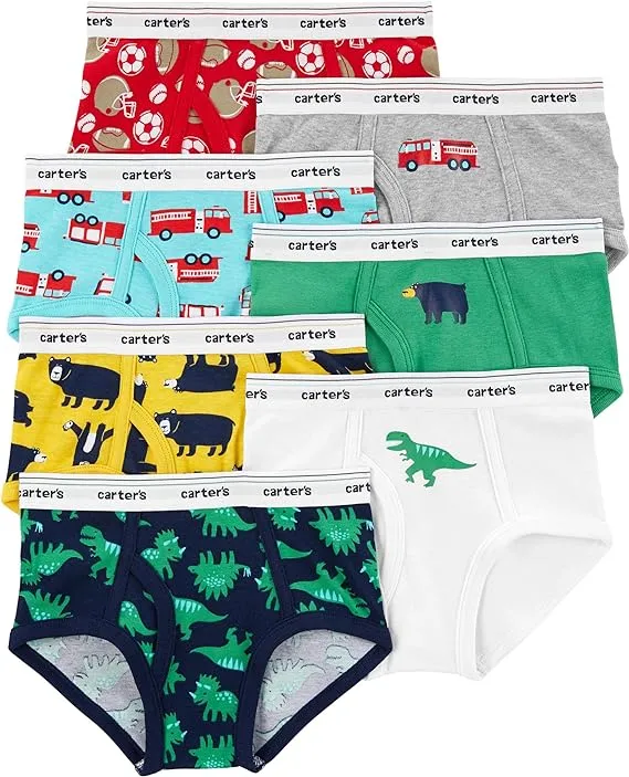 Carter's Little Boys' 7-Pack Cotton Briefs (Toddler/Kid)