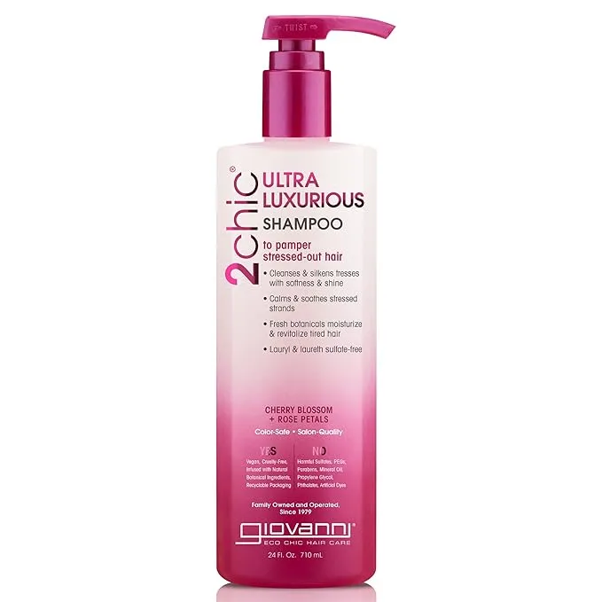 2chic Ultra de Luxe Shampooing Cerise Fleur &amp; Rose Pet