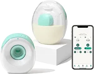 Willow Go Hands Free, Cord Free Double Electric Breast Pump | Includes 7oz Breast Milk Container, The Highest Capacity of Any Wearable Breast Pump