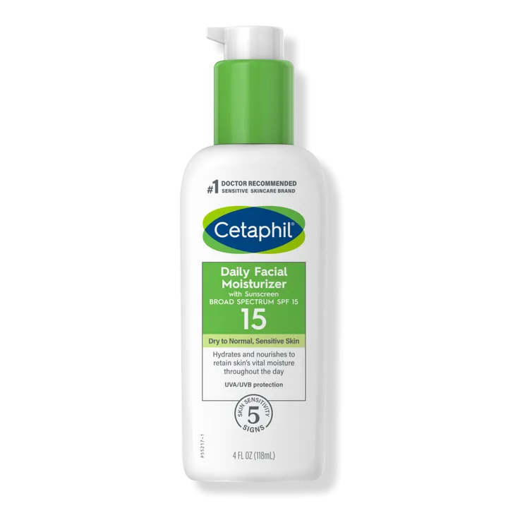 Cetaphil Daily Facial Moisturizer with No Added Fragrance - SPF 15 - 4oz